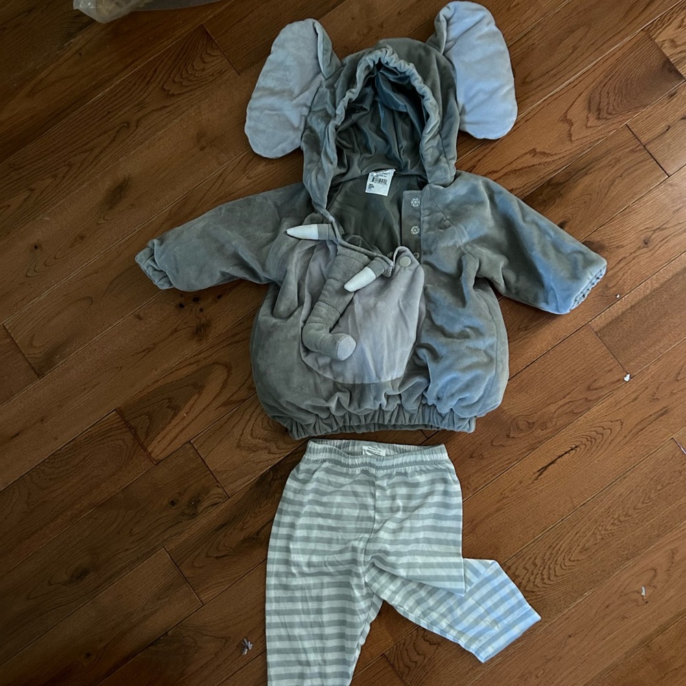 0-6 months elephant costume